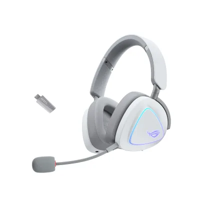ASUS ROG Delta II Kabelloses RGB Gaming Headset mit 110 Stunden Akku-Laufzeit und 10mm- Super-Breitband-Mikrofon