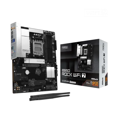 ASRock B850 Rock WiFi 7 Mainboard Sockel AM5