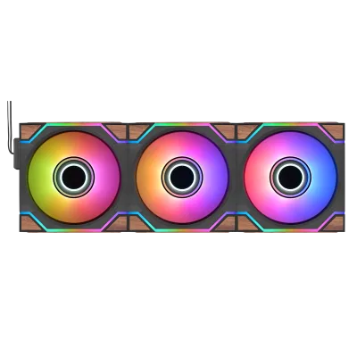 Thermaltake SWAFAN 120 EX INFINITY Wood Edition 3er-Pack | Gehäuselüfter