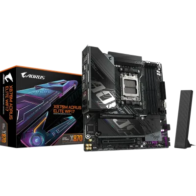 GIGABYTE X870M AORUS Elite WIFI7 Mainboard Sockel AM5
