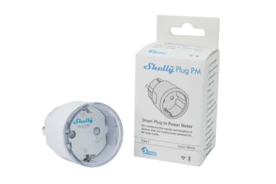 Shelly Plug PM Gen3 weiß - Das Gerät überwacht nur den Energieverbrauch. Es kann keine Elektrogeräte ein-/ausschalten
