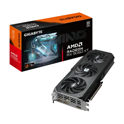 GIGABYTE Radeon RX 9060 XT Gaming 16G Grafikkarte - 16GB GDDR6, HDMI, 2x DP