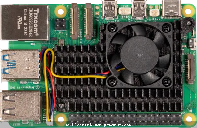 Joy-iT Aktive Kühlung für Raspberry Pi 5 - schwarz