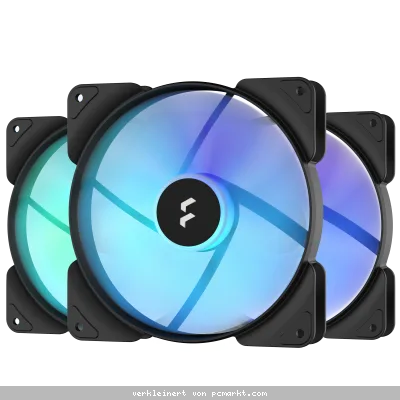 Fractal Design Aspect 14 RGB PWM Black Frame 3-Pack [140mm Gehäuselüfter]