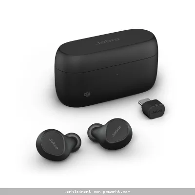 Jabra Evolve2 Buds Kopfhörer - MS-Teams Kompatibel, USB-C Anschluss, ohne Ladepad