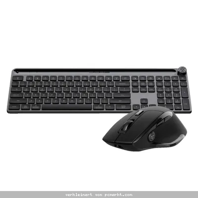 Jlab Work Bundle DE-Layout JBuds Mouse & Epic Keybord Verbindung über Bluetooth oder USB Dongle, Ergonomisches Design