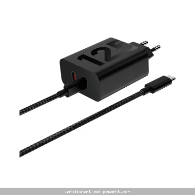 Motorola 125W-TurboPower Duo-Ladegerät Bis zu 125W USB-PD 3.0-Schnellladung, GaN-Technologie, USB-C- zu USB-C-Ladekabel im Lieferumfang enthalten