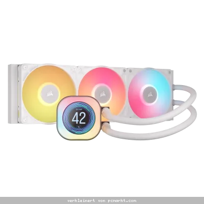 CORSAIR iCUE LINK TITAN 360 RX LCD White | AiO-Wasserkühlung