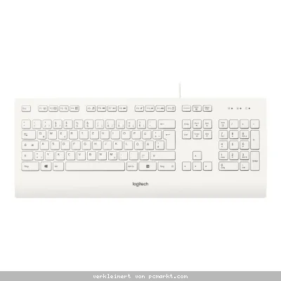 Logitech K280e, Kabelgebundene USB-Tastatur, weiß