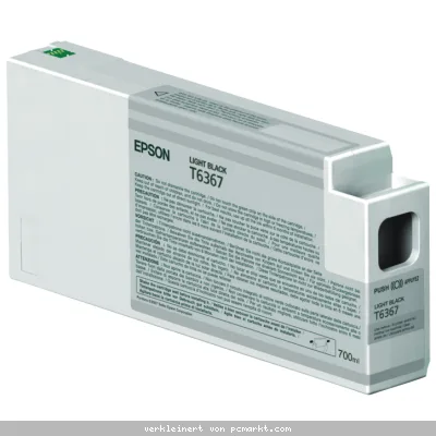 Epson T6367 Tintenpatrone Schwarz HDR 700 ml Für Kompatibilität, siehe Artikel-Beschreibung | High Dynamic Range Bildtechnologie
