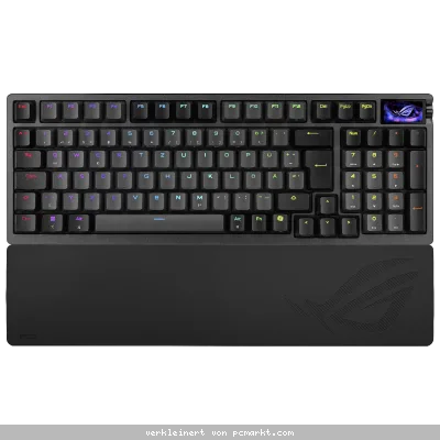 ASUS ROG Azoth 96 HE Gaming Tastatur kabellose Gaming Tastatur mit magnetischen Switches und 8K-Polling-Rate