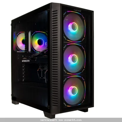 Captiva PC Highend Gaming I89-588 Intel Core i7-14700F, 32GB RAM, 1TB M.2 SSD, Nvidia Geforce RTX 5070 Ti (16GB GDDR7), Windows 11 Home