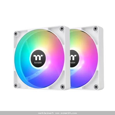 Thermaltake CT120 Reverse ARGB Sync White 2 Pack | Gehäuselüfter