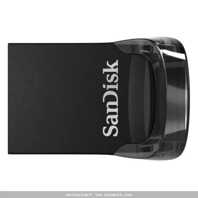 SanDisk Ultra Fit Typ-A 256GB USB-Stick Ohne Schutzkappe, bis zu 130 MB/s, USB 3.2 Gen 1x1 (5 Gbit/s)