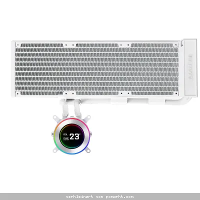 Lian Li HYDROSHIFT II LCD-C 360N weiß | AiO-Wasserkühlung