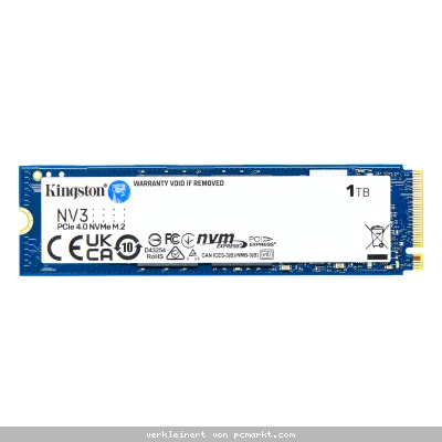Kingston NV3 SSD 1TB M.2 2280 PCIe Gen4 NVMe Internes Solid-State-Module