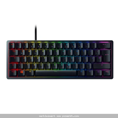 Razer Huntsman Mini mechanische Gaming Tastatur Red Switch, QWERTZ-Layout