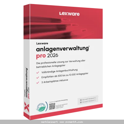 Lexware anlagenverwaltung pro 2026 Jahresversion (365-Tage)