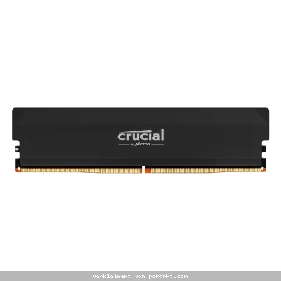 Crucial Pro OC Schwarz 16GB DDR5-6000 CL36 UDIMM Gaming-Arbeitsspeicher - Unterstützt Intel XMP 3.0 und AMD EXPO