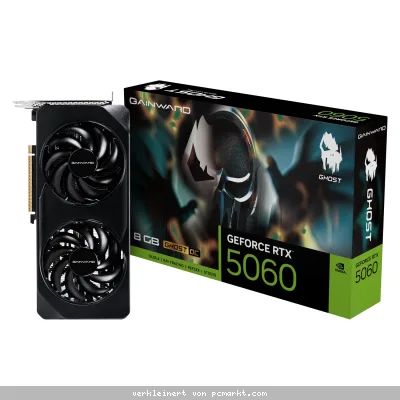 Gainward GeForce RTX 5060 Ghost OC - 8GB GDDR7, HDMI, 3x DP