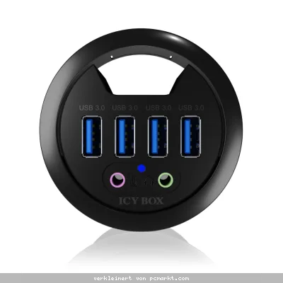 ICY BOX IB-HUB1403A - 4 Port USB 3.0 Tisch-Hub