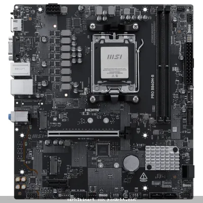 MSI PRO B840M-B Mainboard Sockel AM5