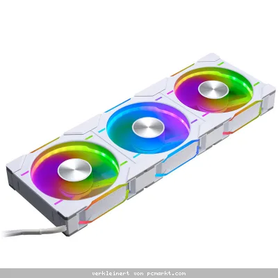 PHANTEKS D30-120 PWM D-RGB weiß 3er-Pack | Gehäuselüfter