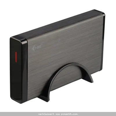 i-tec USB 3.0 Mysafe externes Festplattengehäuse schwarz [für 3,5" (8,9cm) SATA HDD/SSD, Aluminium]