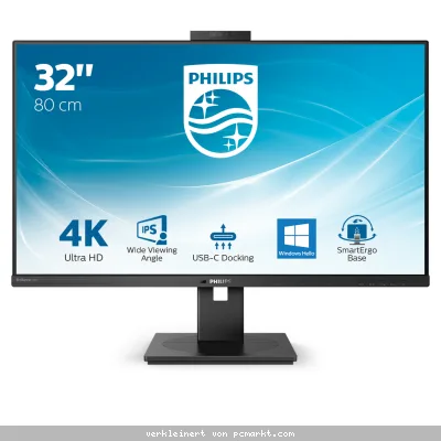 Philips 329P1H Office Monitor - 4K UHD, USB-C
