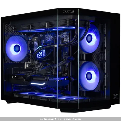Captiva PC Highend Gaming R90-031 AMD Ryzen 7 5700X, 32GB DDR4 RAM, Nvidia Geforce RTX 5070 (12GB GDDR7), 1TB M.2 , Windows 11 Home