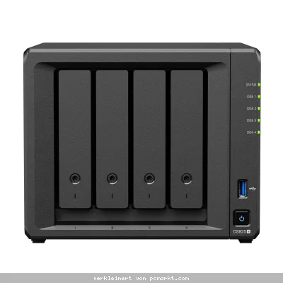 Synology DiskStation DS925+ NAS 4-Bay AMD Ryzen™ V1500B, 4GB DDR4 RAM, 0/4 HDD/SSD