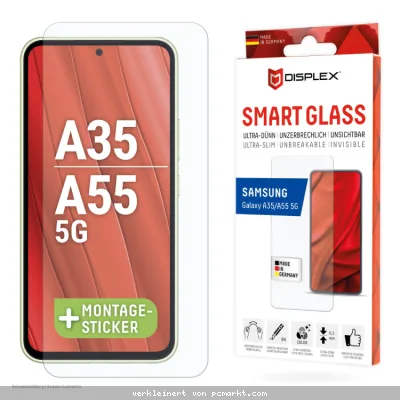 DISPLEX Smart Glass (9H) für SAMSUNG A35 und A55 5G