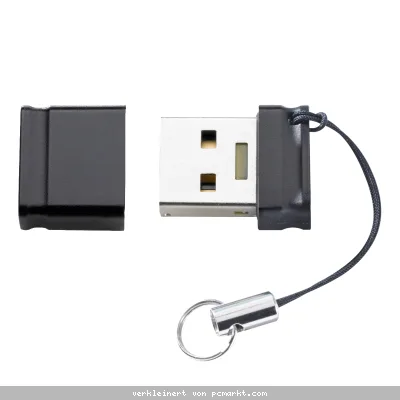 Intenso Slim Line Typ-A 64GB USB-Stick Mit Schutzkappe, Öse, bis zu 35 MB/s, USB 3.2 Gen 1x1 (5 Gbit/s)