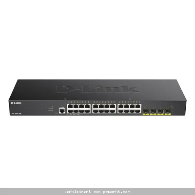 D-Link DGS-1250-28X Smart Managed Switch 24x Gigabit Ethernet, 4x 10 Gbit/s SFP+