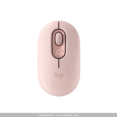 Logitech POP Mouse with emoji - ROSA 3 Easy-Switch-Kanäle, 4 Tasten, Unterstützt Logi Options+