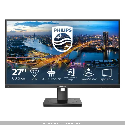 Philips 276B1 Office Monitor - IPS, QHD, Höhenverstellung, USB-C
