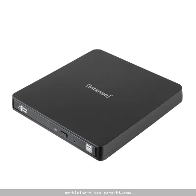 Intenso EOD 400D Slim schwarz - externer CD/DVD Brenner mit USB 3.2 Gen 1x1