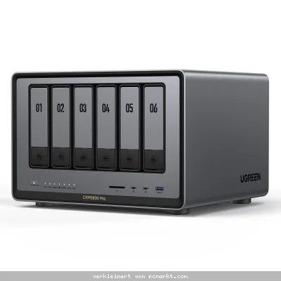 UGREEN NASync DXP6800 Pro 6-Bay NAS 0/6 SATA + 0/2 M.2 SSD, 2x 10GbE, 8GB RAM