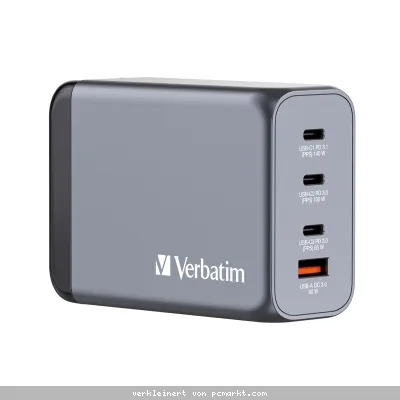VERBATIM GNC-240 GaN Netzladegerät 4 Port 240W USB A/C