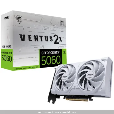 MSI GeForce RTX 5060 8G VENTUS 2X OC WHITE - 8GB GDDR7, HDMI, 3x DP