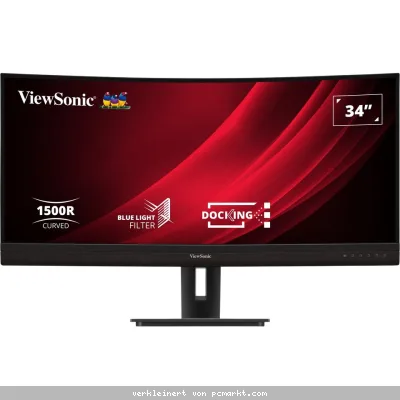 ViewSonic VG3456C Office Monitor 34" UWQHD, VA, 100 Hz, 5ms