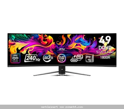 MSI MPG 491CQPXDE QD-OLED Gaming Monitor