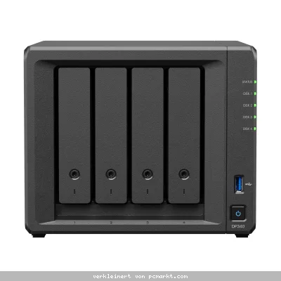 Synology DP340 ActiveProtect-Gerät NAS 4-Bay 32TB AMD Ryzen R1600, 16GB RAM, 1x 10G LAN