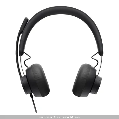 Logitech Zone Wired Headset, UC optimiert, USB-Anschluss, Rauschunterdrückung, kabelgebunden, graphit