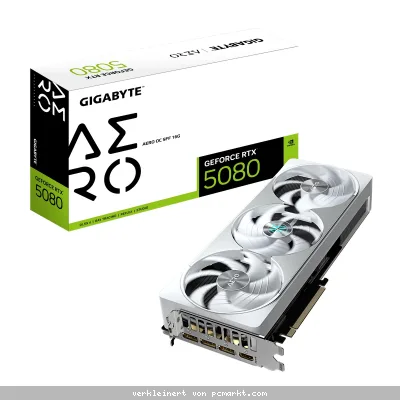 GIGABYTE GeForce RTX 5080 Aero OC SFF 16G - 16GB GDDR7, 2x HDMI, 3x DP