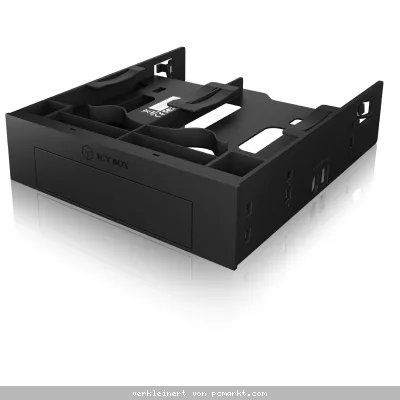 ICY BOX IB-5251 Einbaurahmen für 2x 2,5" + 1x 3,5"HDDs/SSDs in 1x 5,25" Schacht