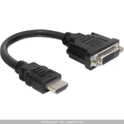 Delock Adapter HDMI Stecker > DVI 24+5 Buchse 20 cm