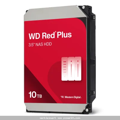Western Digital WD Red Plus 10TB 512MB 3.5 Zoll SATA Interne NAS Festplatte (CMR)