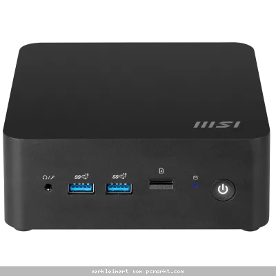 MSI Cubi NUC AI 1UMG-071DE Mini-PC Intel Core 5 125H, Intel Arc Grafik, 16 GB DDR5 RAM, 512 GB M.2 SSD, WIFI6E, BT 5.3, Windows 11 Pro
