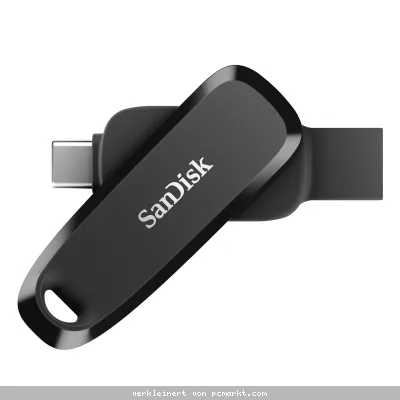 SanDisk Phone Drive for Android Typ-A/C 64GB USB-Stick Schwarz Swivel, bis zu 100 MB/s, USB 3.2 Gen 1x1 (5 Gbit/s)